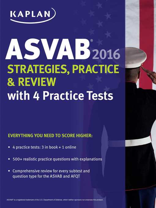 Cover image for Kaplan ASVAB 2016 Strategies, Practice, and Review with 4 Practice Tests
